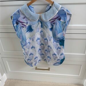 Ted Baker London Blue Floral Blouse